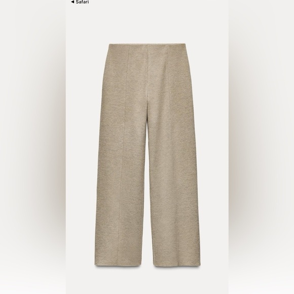 NWT ZARA 2024 COLLECTION SOFT STRAIGHT LEG PANTS SIZE S AND L - Picture 7 of 10